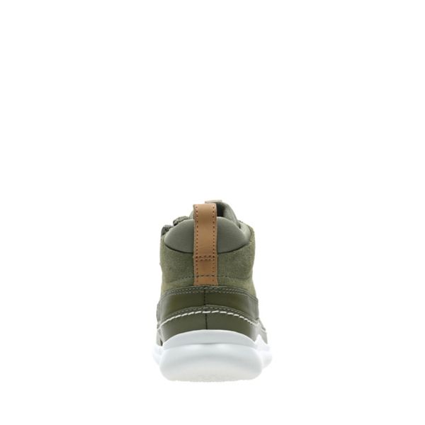 Clarks Boys Cloud Air Kid Casual Shoes Khaki | CA-7054861
